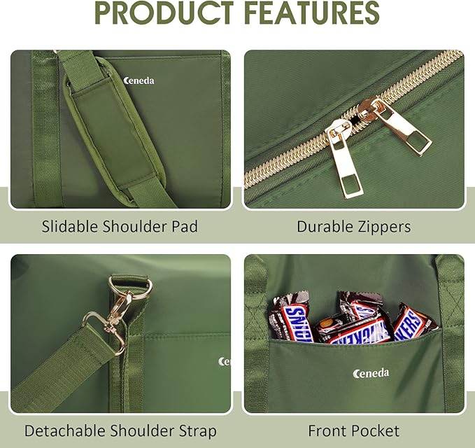 Ceneda Large Cooler Bag 30/40 Can Insulated Soft Leakproof Tote Cooler Bag - Beach,Travel,Camping,Lunch for Women and Men