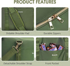 Ceneda Large Cooler Bag 30/40 Can Insulated Soft Leakproof Tote Cooler Bag - Beach,Travel,Camping,Lunch for Women and Men