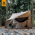 OneTigris COZSHACK Hot Tent, Large Spacious 4 Person Tent with Stove Jack, Windproof Waterproof Tent for Wood Stove Bushcraft Camping Travel Truck Family
