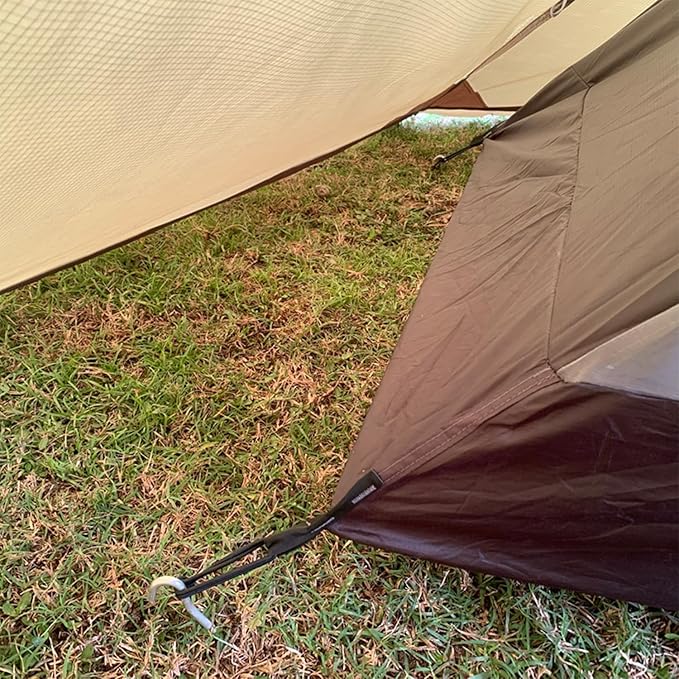 Camping Hot Tent with Wood Stove Jack Winter Teepee Tent 4 Season Backpacking Tent for Survival Hunting Military Fishing
