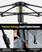 OutdoorMaster Updated Camping Tents, 4/6 Person Camping Tent with Blackout Shelter Technology, Easy Setup in 60 Seconds, Weatherproof Pop Up Tent with Top Rainfly, Instant Cabin Tent