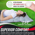 Vaygway Outdoor Camping Cot Pads Mattress- Soft Comfortable Lightweight Thick Cotton Sleeping Cot- Portable Hiking, Traveling, Backpacking Waterproof Bottom Pad Mattress