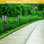 Aityvert Upgraded Solar Torch Lights 43 inches Flickering Dancing Flames Outdoor Waterproof Landscape Lighting Dusk to Dawn Auto On/Off Solar Lights for Yard Garden Patio Pool 1-Pack