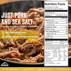 MOUNTAIN ESSENTIALS Canned Pork 14.5 oz – Fully Cooked, Ready to Eat – Pantry Staple Meat for Everyday Meals, Premium Emergency Survival, Bulk Food Storage, Camping, Hiking & Quick Meals – 5-Year Shelf Life – Made in USA – Gluten Free, No Carbs Pack of 1