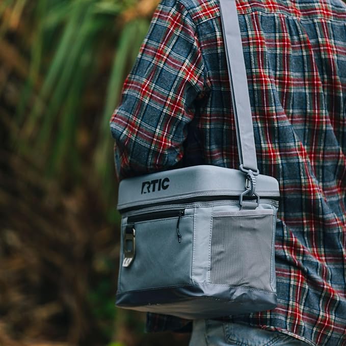 RTIC 8 Can Everyday Cooler, Soft Sided Portable Insulated Cooling for Lunch, Beach, Drink, Beverage, Travel, Camping, Picnic, for Men and Women