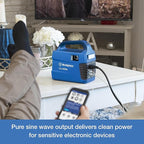 Westinghouse 296Wh 600 Peak Watt Portable Power Station and Solar Generator, Pure Sine Wave AC Outlet, Backup Lithium Battery for Camping, Home, Travel, Indoor/Outdoor Use (Solar Panel Not Included)