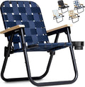 GoSports WOVN Beach Backpack Chair - 9 Styles Available - Premium Folding Camping Chair
