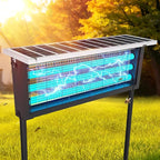 Large Solar Bug Zapper with High Powered for 4000 sq.ft, Powerful Outdoor Mosquito Zapper, Rechargeable Electric Fly Zapper for Patio Garden Backyard RV Camping Swimming Pool Pest Control