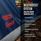 Coleman Stranger Things Outdoor Gear Collection, Limited Edition Stranger Things & Coleman Upside Down Camping Assortment, Cooler/Chair/Tent/Sleeping Bag