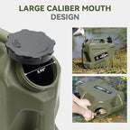 Zormy 3.2 Gallon Portable Water Storage Container with Spigot, BPA Free Large Emergency Water Storage for Vehicle, Car, Outdoor Hiking, Picnic