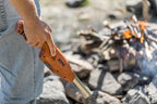 Bison Airlighter 420 | Orange | Cordless Fire Starter | Camping Essential | Torch Lighter | Perfect for Fire Pits, Camping, Charcoal Grills, Fireplaces | Refillable Butane with Built-in Blower