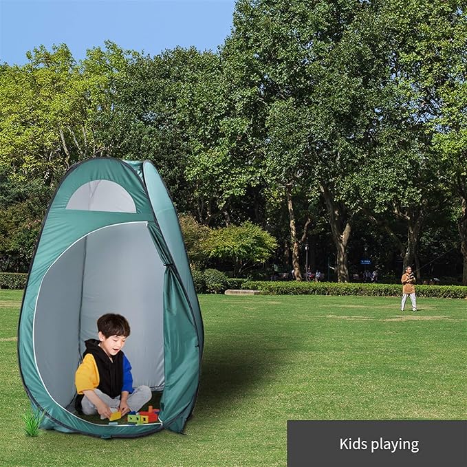 Changing Room Dressing Tent, Portable Pop Up Toilet Shower Tent, Camping Shelter Tent, Pop Up Privacy Tent, with Carry Bag, for Outdoor, Camping, Beach, Hiking, Fishing
