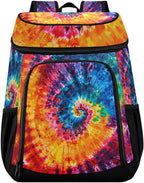 Tropical Pineapples Fruits Cooler Backpack Insulated Leak Proof Beach Cooler Bag Soft Lunch Picnic Hiking Camping Backpack Cooler