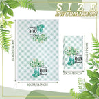 Set of 6 Eucalyptus Kitchen Towels Green Leaves Dishtowels Absorbent Spring Summer Hand Tea Towels 24 x 16 Inch Eucalyptus Lover Gifts Holiday Wedding Gifts for Farmhouse Kitchen Bathroom Decor