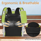 Cooler Backpack, 40 Cans Insulated Lunch Backpack Picnic Backpack for Men&Women, Durable Cooler Bag with 2 Leak Proof Compartments for Picnic, BBQ Camping, Lunch, Beach, Hiking, Green