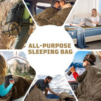 Cold Weather Sleeping Bag for Camping, 36℉ to 45℉ Backpacking Sleeping Bags for Adults with Compression Sack for Camping, Hiking, Hunting and Outdoor Travel