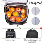 FORICH Soft Cooler Backpack Insulated Waterproof Backpack Cooler Bag Leak Proof Portable Small Cooler Backpacks to Work Lunch Travel Beach Camping Hiking Picnic Fishing Beer for Men Women