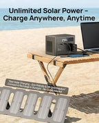 2026 Portable Power Station 350W, 288Wh LiFePO4 Battery Backup, Power Bnak with AC Outlet 110V/ 700W Surge, Solar Generator Fast Charging for Camping Essentials, Hurricane Emergency, Home, Road Trips