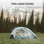 Naturehike Star River UL 2 Person Backpacking Tent, Double Layer Waterproof Two Person Tents, Lightweight Backpacking Cycling 2 Person Tent