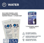 6 Person Emergency Kit/Survival Backpack for 72 Hours for Natural Disasters, Hurricanes, Emergency or Bug Out Situations