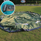 GeRRiT 4M Bell Tent, Tent Yurt 210D Oxford India Tent, Waterproof Bell Tent, Portable Privacy Tent for Family Camping Outdoor Hunting