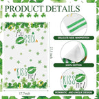 Zubebe 6 Pcs St. Patrick's Day Kitchen Towel Irish Lucky Shamrock Dish Towel Watercolor Gnome Hand Towels Reusable Tea Towel for Holiday Cooking Baking Drying Cleaning Wipes Home Decor, 18 x 28 Inch