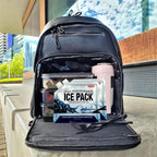 Reusable Ice Packs for Coolers Long Lasting Gel Freezer Packs for Cooler Bag Lunch Box,Keeps Food Cold Fresh (4 Pack, S(6.5"x7.5"))