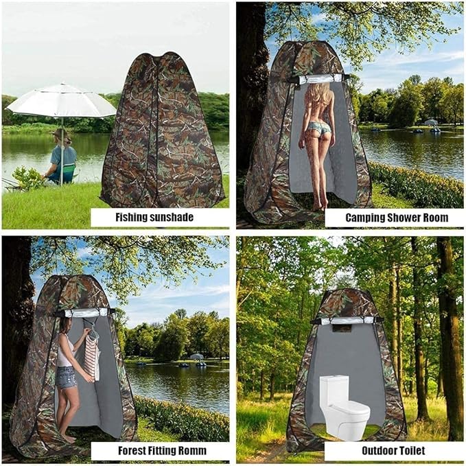 Camping Tent,Shower Tent, Outdoor Shower Tent, Pop-Up Privacy Tent for Portable Toilet for Camping, Changing Pod, Camp Site Bathroom, Restroom Enclosure
