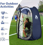 Sports Pod, Kilindeer Pop Up Weather Tent for 1 Person – Portable All-Weather Shelter with Clear TPU Panels, Instant Setup for Outdoor Events, Camping, Hiking, Wind & Rain Protection