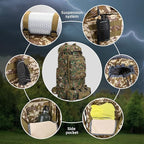 100L Camping Hiking Backpack,Molle military Tactical rucksack backpack,Waterproof Lightweight Hiking Backpack