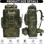 100L Camping Hiking Backpack,Molle military Tactical rucksack backpack,Waterproof Lightweight Hiking Backpack