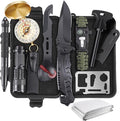 Gifts for Christmas Survival Kits for Men Dad Husband Him, 13 in 1 Survival Gear and Equipment Tactical Tools for Camping Hiking Hunting Outdoor Adventure, Cool Birthday Idea