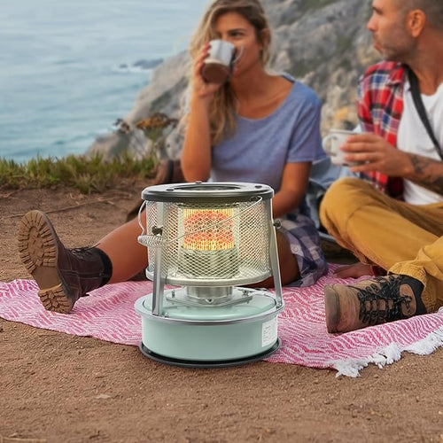 9000BTU Kerosene Heater & Stove, Portable Non Electric Kerosene Heaters, Outdoor Camping Portable Camp Tent Heater (Green)