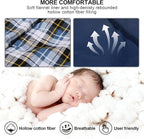 REDCAMP Flannel Sleeping Bag for Adults, Comfortable Cotton Sleeping Bags for Camping with Detachable Hood, Red/Grey/Blue/Black