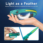 Headlamp Rechargeable LED (2-Pack, Green) 230° Wide Beam, USB-C Lightweight Head Lamp, Long Runtime, Water-Resistant for Camping, Hiking, Running, Fishing, Repair Work
