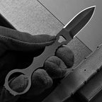 GTK397 Cool Fixed Knife D2 Steel Blade Stainless Steel Handle EDC Tool Knifes for Outdoor Camping Adventure Survival(B)