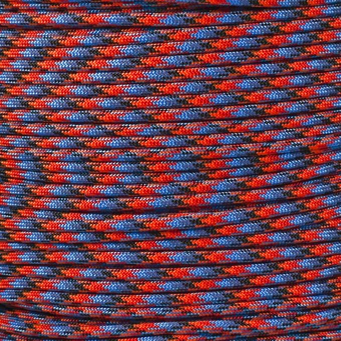 Paracord Planet 550 Paracord – 200+ Colors – Hanks from 10-100 Feet and Spools of 1000 Feet – Great Multi-Use Cord!