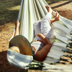 LA SIESTA Brisa Classic Hammock, Handmade, Weather-Resistant, Tear-Resistant Hammock for Indoor & Outdoor Relaxation, Size-King - Cedar