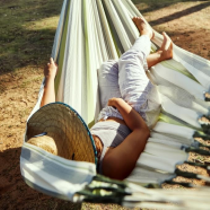 LA SIESTA Brisa Classic Hammock, Handmade, Weather-Resistant, Tear-Resistant Hammock for Indoor & Outdoor Relaxation, Size-King - Cedar