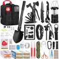 170 PCS Survival Kits, Survival First Aid Kit with Essential Survival Gear Emergency Medical Supplies for Hiking Camping Backpacking Outdoor Adventure, Gifts for Him Dad Men Christmas