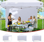 ABCCANOPY Instant Canopy SunWall 10x15 FT, 1 Pack Sidewall Only, No Frame or Top, Blue