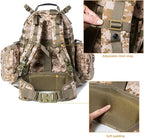 MT Military MOLLE 2 Medium Rucksack, Army Tactical Large Backpack, 3 Days Assault Pack