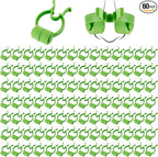 Frienda Professional Nose Stop Clips Plastic Foam Nosebleed Stopper Clips for Adults Accidental Emergency Condition Swimming(60 Pcs,Green,Standard Size)