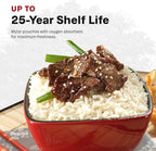 Legacy Food Storage Side Dishes, Emergency Food Supply, 6 Sides, 24 Servings, Up to 25 Year Shelf Life, Freeze Dried Survival Meals for MRE Camping, Hiking, Backpacking
