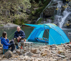 KAZOO 2／4 Person Camping Tent Outdoor Waterproof Family Large Tents 2/4 People Easy Setup Tent with Porch Double Layer | Outdoor, Waterproof, Family, Large, Tents, Easy Setup