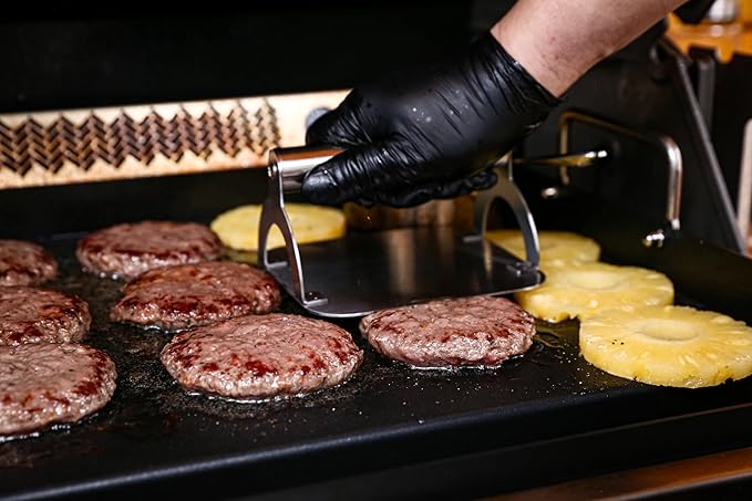 Cast Iron Griddle for Gas Grill, Stove Top Griddle, Nonstick Griddle top for Outdoor Gas & Charcoal Grills, 25" x16" Nonstick FlatTop Insert Cooking Pan for Weber Charbroil Dynaglo Grill