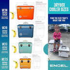 Engel UC30 30qt Leak-Proof, Air Tight, Drybox Cooler and Hard Shell Lunchbox