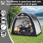Bike Storage Shed Tent, 82*65*59 Inches, Outdoor Portable Storage Shelter for 4-5 Bicycles, 210D Oxford Fabric PU4000 Waterproof, Suitable for Storing Bicycles, Motorcycles and Various Tools