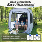Alvantor SUV Tailgate Tent, Instant Pop Up Car Tent Creates Extra Living Space, UV Protection, Quick Setup in Seconds for Family, Road Trips, Tailgating, Beach, Outdoor Camping