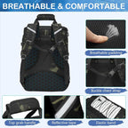 Tactical Cooler Backpack - 42 Cans Backpack Coolers Insulated Leak Proof for Men Adults, Soft Cooler Insulated Backpack for Lunch, Work, Camping, Hiking, Picnic, Beach & Travel